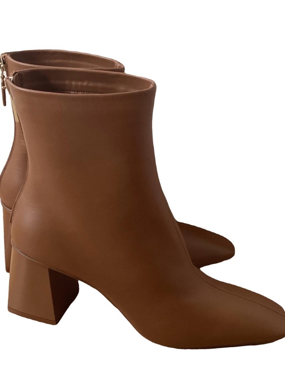 MaxMara Tobacco Calfskin Abby Boots Sz EU40
